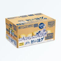 サントリー天然水 きりっとヨグ 朝摘みレモン＆ヨーグルト味 冷凍兼用 590ml 1セット（48本）