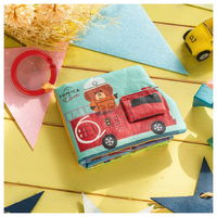 タカラトミー めくってパリパリいないいないばあ布えほん トミカとトム 1個