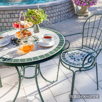 タカショー ガーデンファニチャー タンジール モザイク3点セット MSF-46T/46C 1セット（直送品）