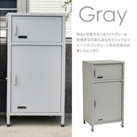 【軒先渡し】B.Bファニシング ポステン 宅配ボックス 幅420×奥行360×高さ820mm グレー ONGS0257KIGRY 1台（直送品）