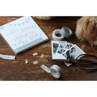 カモ井加工紙 マスキングテープ mt PAPIER TIGRE Les numeros 15mm×7m 424886 1個（直送品）