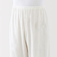 【レディース】無印良品 婦人 脇に縫い目のない 二重ガーゼ長袖パジャマ 婦人Ｍ オフ白 良品計画