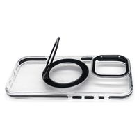 エアージェイ iphone16pro用 Magsafe対応スタンドリング付背面ケース BK AC-P24P-CMR 1個（直送品）