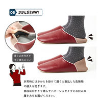 オクムラ 防活スリッパ 防災対策 地震対策 備蓄 安全 Lサイズ イエロー NSAN1901YE 1足 【地震・防災】