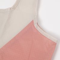 リップ切り替えエコバッグ ベージュ×ピンク studio CLIP