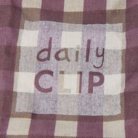 daily CLIP リネンパッカブルバッグ パープル studio CLIP