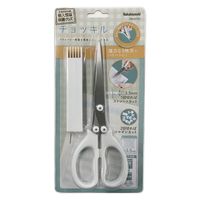 ナカバヤシ シュレッダーハサミ ホワイト NH-S101WH 1セット(10個入)（直送品）