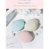 アスコ ヘアーブラシ Shell ブルー HBーS151(B) C1000548 1個（直送品）