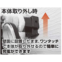 大進 充電式 センサーライト センサー 防雨 屋外 照明 防犯 DLC-1T200 1セット（1台×2）（直送品）