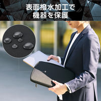 エレコム パソコンケース 11インチ 衝撃吸収 コンパクト スリム 撥水加工 黒 ZSBーIBTHP11BK 1個