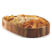 TRAMONTINA チーク皿 石蓋付き 31×25cm 13420/051 1個（直送品）