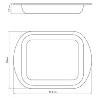 TRAMONTINA フラット グリルパン 22cm 20053/022 1個（直送品）