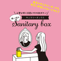 使い捨て サニタリーボックス BOX 5枚 組み立てゴミ箱 1セット（1個（5枚入）×3）川本産業