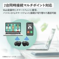 JVCケンウッド イヤーカフ型ワイヤレスイヤホン HA-NP1T HA-NP1T-W 1個（直送品）