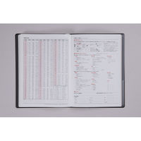 高橋書店 【2025年4月版】デスクダイアリー A5 見開き1週間 月曜始まり 黒 911 1冊（直送品）