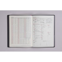 高橋書店 【2025年4月版】デスクダイアリー A5 片側1週間+ノート 月曜始まり 黒 912 1冊（直送品）