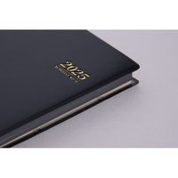 高橋書店 【2025年4月版】ビジネス手帳1 手帳判 片側1週間+ノート 月曜始まり 黒 800 1冊（直送品）