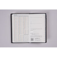 高橋書店 【2025年4月版】ニューダイアリーミニ3 手帳判 見開き1週間 月曜始まり 黒 832 1冊（直送品）