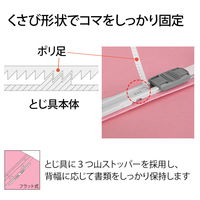 プラス 年組氏名PPフラットファイル A4タテ ユニバーサルカラー ピンク色 79402 1セット(1冊×10)