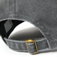 ウォッシュドロゴキャップ ブラック LAKOLE/ラコレ