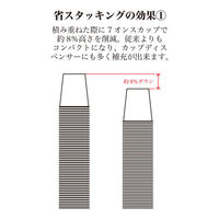 サンナップ デザイン紙コップ セレニータ2 205ml（7オンス） 1袋（40個入） オリジナル（わけあり品）