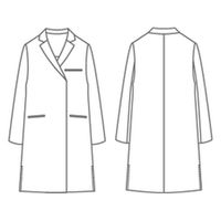 uka（ウカ） medical uniform study ドクターコート 兼用　長袖 クールホワイト L UM101-WH 1枚（直送品）