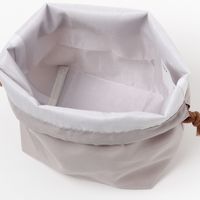 らこれキッズ シンプル巾着ランチバッグ ピンク LAKOLE/ラコレ