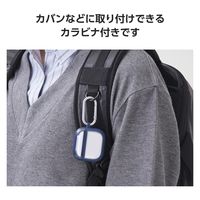 AirPods 4 ケース 用 耐衝撃 カバー 衝撃吸収 落下防止 ネイビー AVA-AP06TSLFCNV エレコム 1個（直送品）