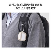 AirPods 4 ケース 用 耐衝撃 カバー 衝撃吸収 落下防止 カフェオレ AVA-AP06TSLFCBE エレコム 1個（直送品）