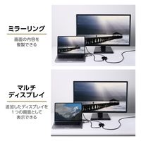 HDMI 切替器 2入力1出力/1入力2出力 双方向切替 セレクター DH-SW8KBD21BK/E エレコム 1個（直送品）