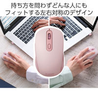 ワイヤレスマウス 静音 Bluetooth/無線2.4GHz 6ボタン 充電式 ピンク M-MY35MBSXPN エレコム 1個（直送品）