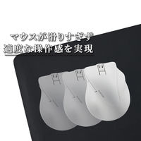 デスクマット マウス対応 ソフトレザー 大型 ズレにくい 水拭き可 ブラック MP-DM04BK エレコム 1個（直送品）