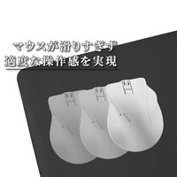 デスクマット マウス対応 ソフトレザー 大型 ズレにくい 水拭き可 ダークグレー MP-XDM04DGY エレコム 1個（直送品）