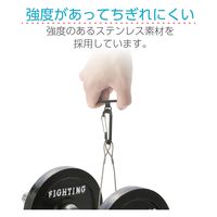 スマホ ストラップホルダー シート ステンレス製 ケーブル穴用 1口タイプ ブラック PWSTHD1SSBK エレコム 1個（直送品）