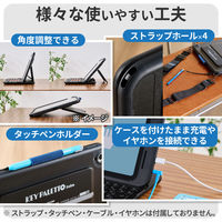 iPadケース一体型キーボード 有線接続 かな有り 10.9インチ iPad第10世代専用 TK-KP13UMBK エレコム 1個（直送品）