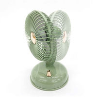 東洋ケース 扇風機 スイングファン 卓上 ミニ usb グリーン 428515 1個（直送品）