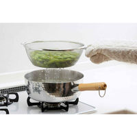 下村企販 ザル 24cm 深型 ママクック フライパンザル ステンレス製 日本製 440734 1個（直送品）