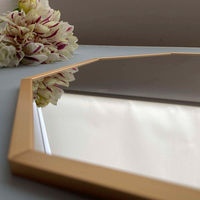 パラデック ウォールミラー 八角形ミラー Lサイズ 37×37cm オクタム ゴールド 450691 1個（直送品）