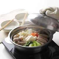 下村企販 卓上鍋 24cm IH対応 ステンレス製 日本製 454313 1個（直送品）