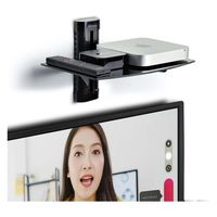 壁掛けAVラック　1段タイプ　耐荷重7kg　強化ガラス　高さ調整可能（直送品）