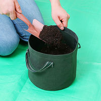 アストロ 不織布ガーデンポット 7号 3枚組 622-02 1セット(3枚)（直送品）