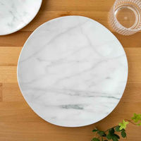 1956レストラン・サプライ プレート 27cm 大理石風 プラスチック メラミン 432422 1個（直送品）