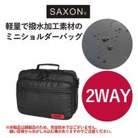 スワン SAXON 横型2WAYミニショルダーバッグ 5182 ブラック 1個（直送品）