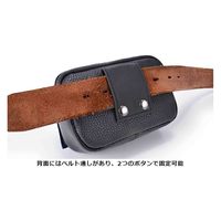 スワン Troy Bros シュリンク ベルトポーチ横 7010 ブラック 1個（直送品）