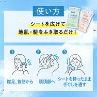メリット　ドライシャンプーシート　さらっと髪まとまるタイプ　20枚入　花王