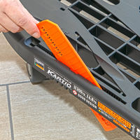 トラスコ中山　樹脂台車　カルティオ（新型）　780Ｘ490　折畳　ブルー　　1台