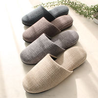 ストロング 来客用にちょうど良いおもてなしスリッパ 布 ブラウン 10ー5ー808ー06 1足