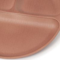 木目ラウンド仕切りプレート ブラウン LAKOLE/ラコレ