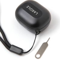 ミニワイヤレスイヤホン ブラック LAKOLE/ラコレ