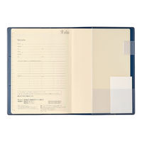 日本能率協会マネジメントセンター 【2025年4月版】NOLTY エクリ A5-2 見開き1週間 ネイビー 9673 1冊（直送品）